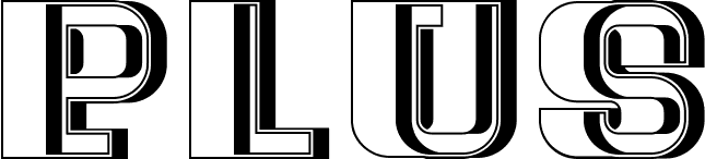 Plus Letering Logo Plus Regular font