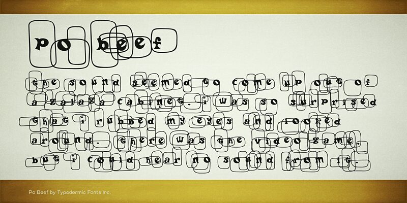 Po Beef Czcionka