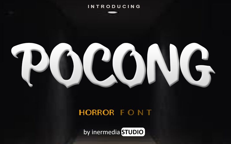 POCONG Schriftart