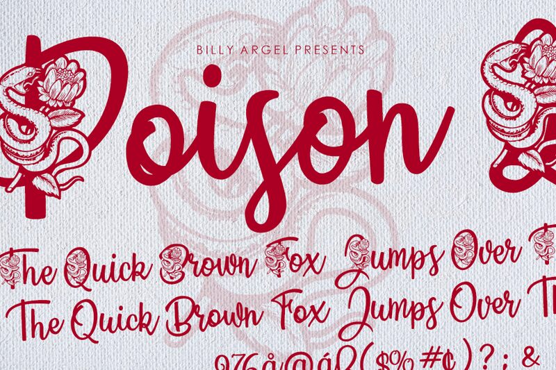 Poison Love Schriftart