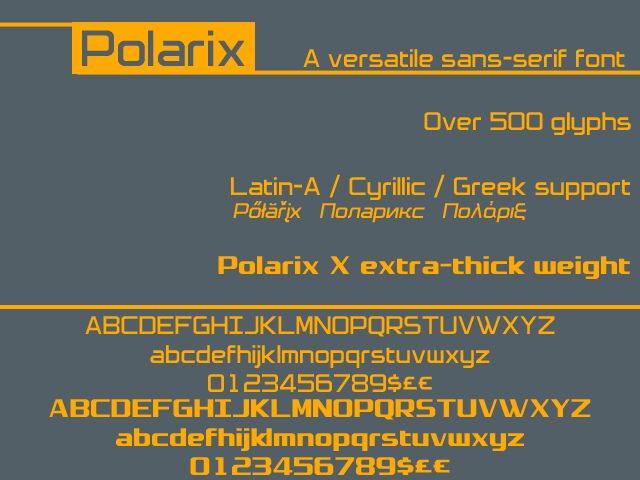 Polarix الخط 