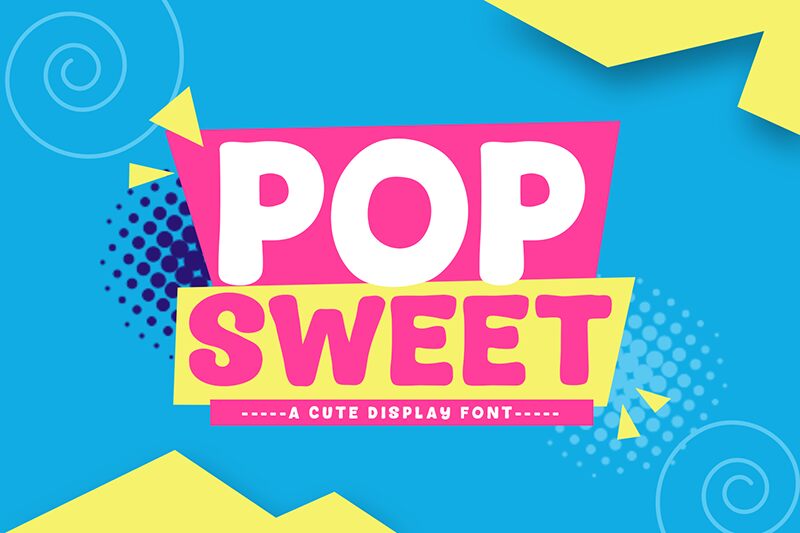 Pop Sweet Schriftart