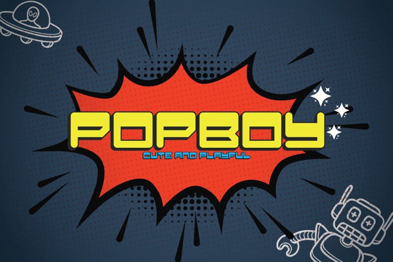 Popboy Schriftart