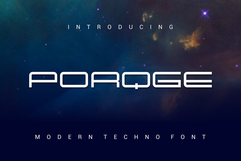 Porqge Schriftart