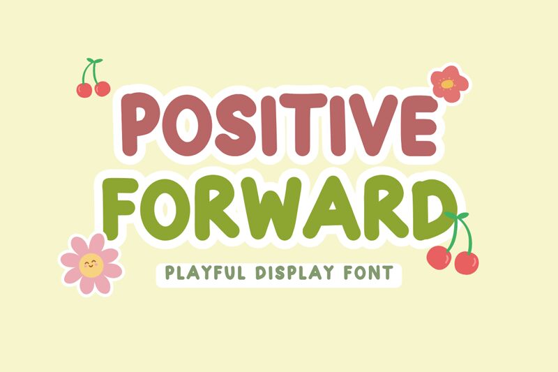 Positive Forward Schriftart