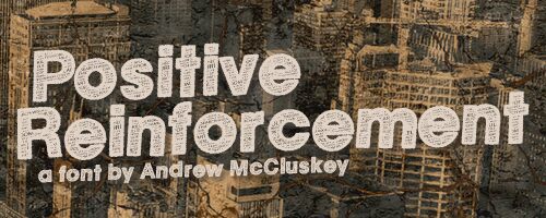 Positive Reinforcement Schriftart