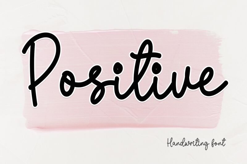 Positive Font