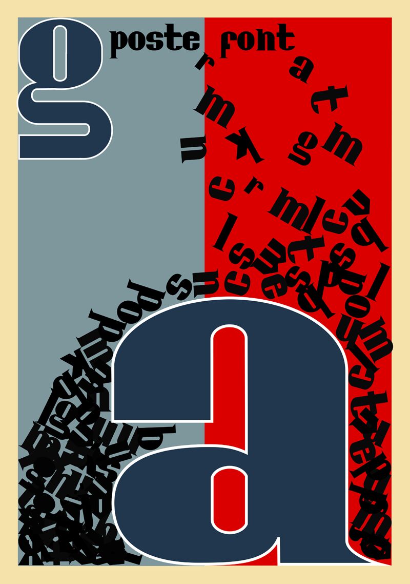 Posterfont Druh písma