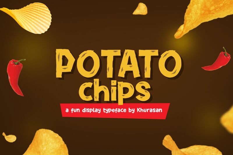 Potato Chips Шрифт