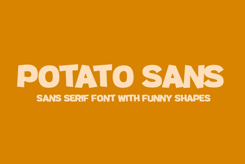 Potato sans Schriftart