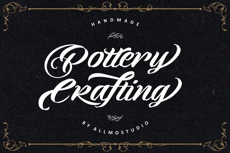 Pottery Crafting Font
