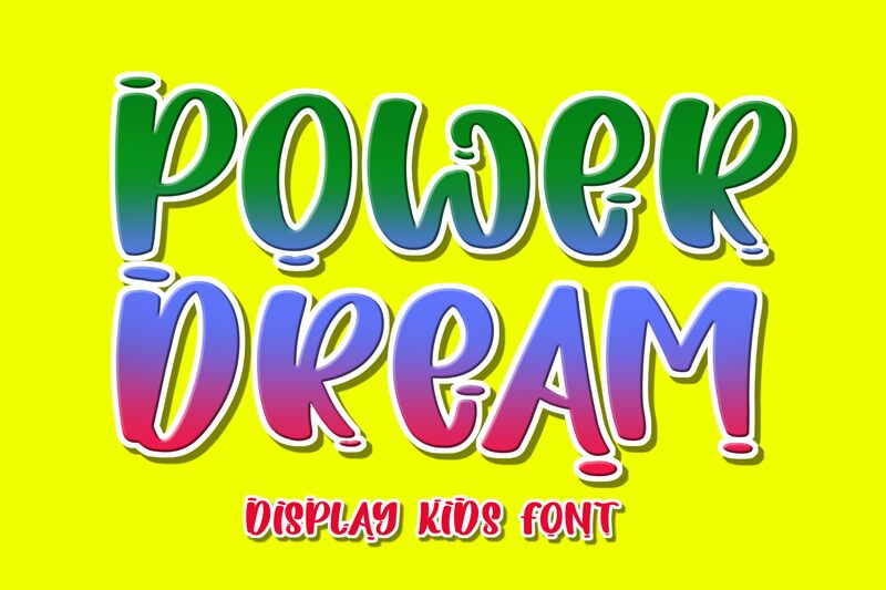 Power Dream Шрифт