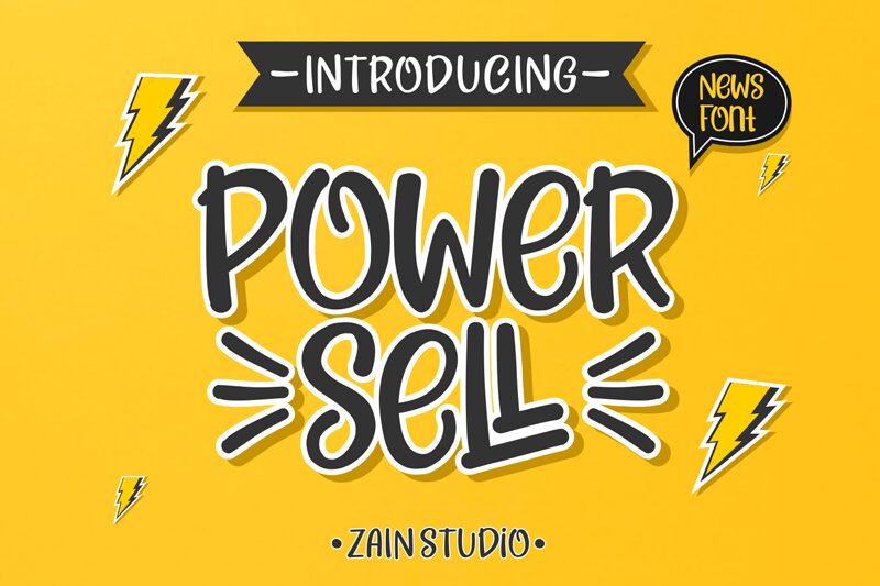 POWER SELL Druh písma