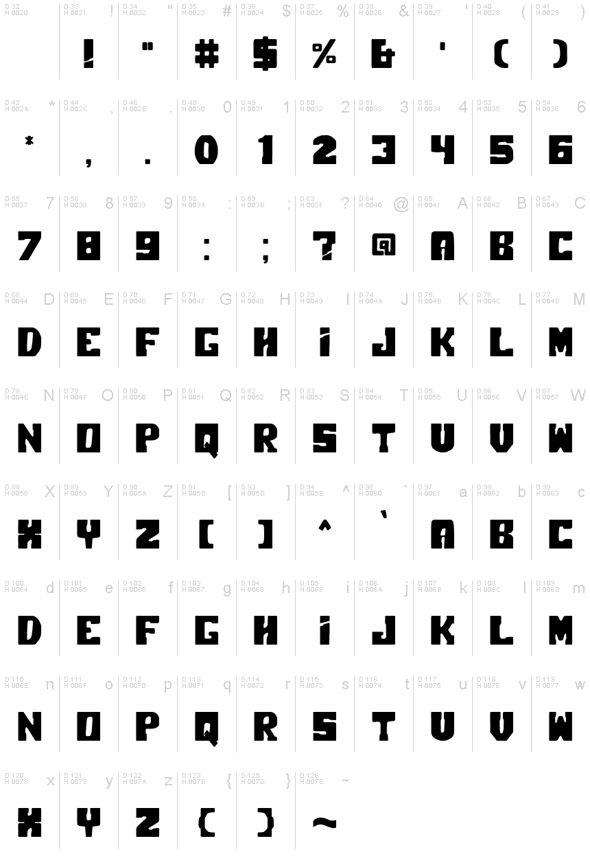Polar Press Font
