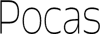 Pocas Trial Thin Condensed フォント