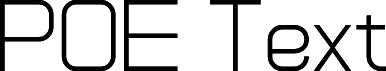 POE Text