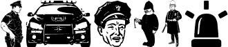 Preview of the Police Department font