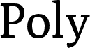 Poly-Regular