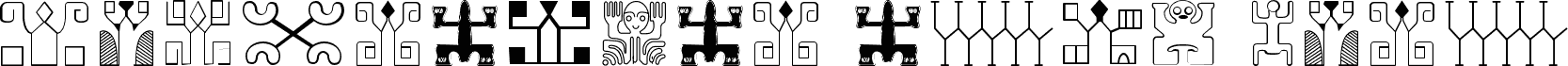 Polynesien Etua font