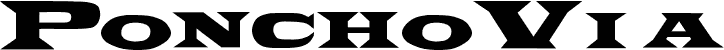 Preview of the PonchoVia font