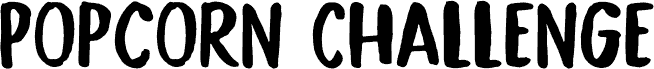 Popcorn Challenge DEMO Regular font