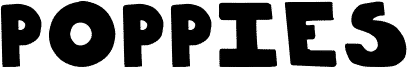 Ukážka písma Poppies