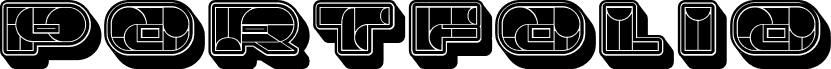 Portfolio 3D Flat Regular