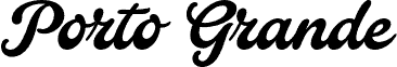 Porto Grande PERSONAL USE Regular 字体