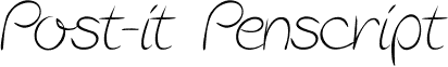 Post-itPenscript