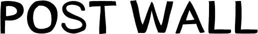 Post Wall font