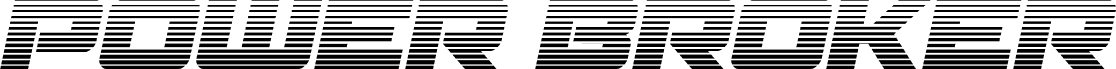 Náhled písma Power Broker Gradient Italic