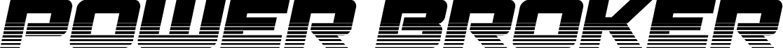 Náhled písma Power Broker Twotone Italic