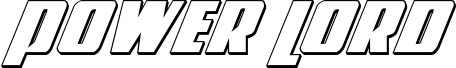 Power Lord 3D Italic