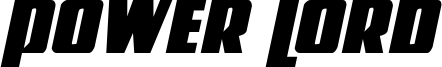 Power Lord Semi-Italic