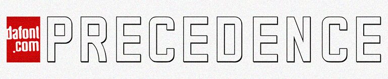 Precedence Czcionka