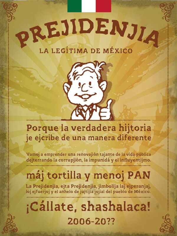 Prejidenjia Schriftart