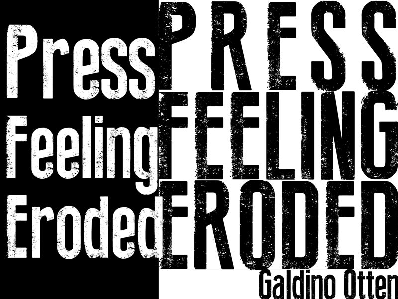Press Feeling Schriftart