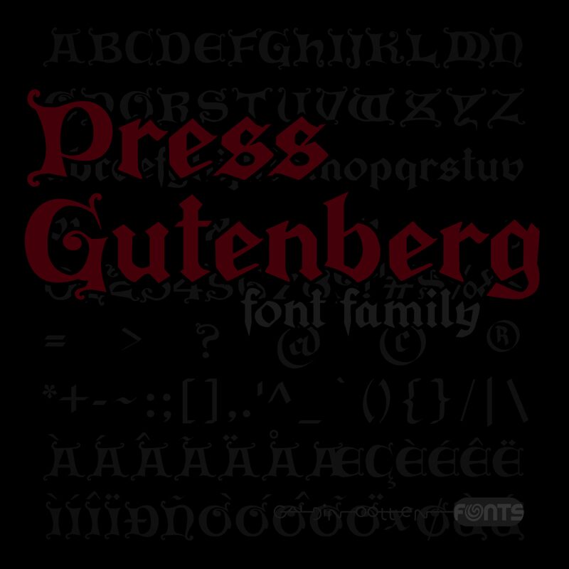 Press Gutenberg Czcionka