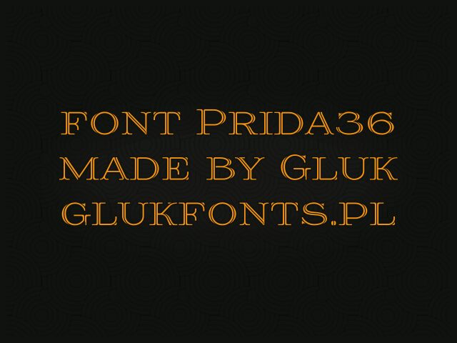 Prida36 Carattere