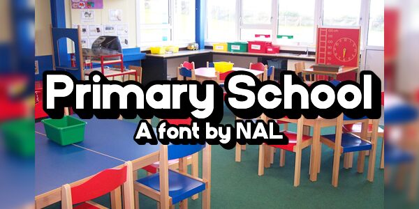 PrimarySchool Schriftart
