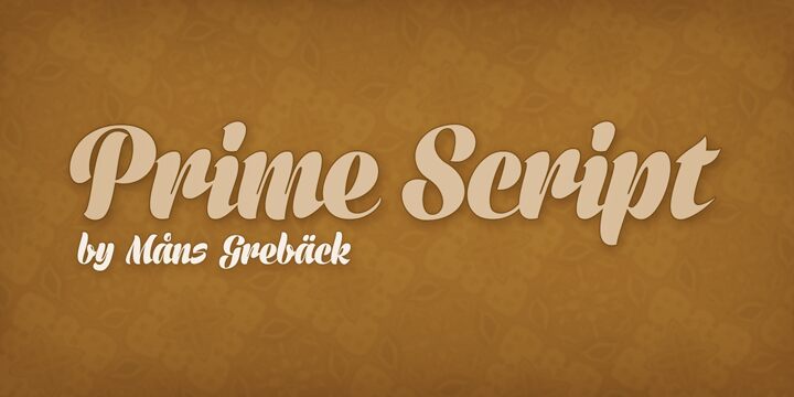 Prime Script Carattere