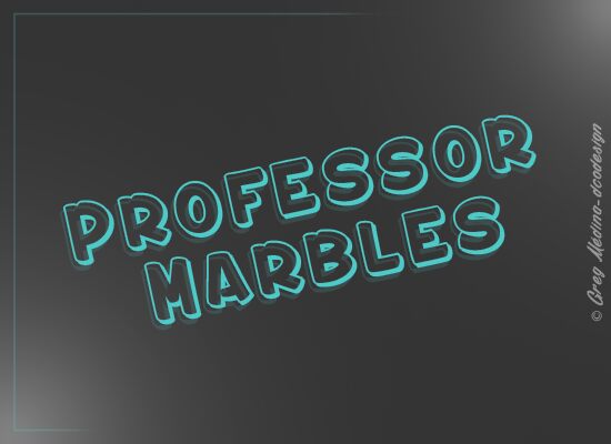 Professor Marbles Czcionka