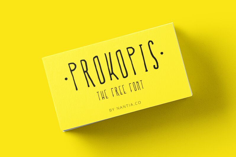 Prokopis الخط