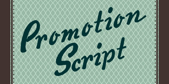 Promotion Script Schriftart