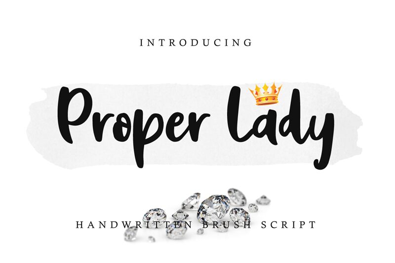 Proper Lady Schriftart