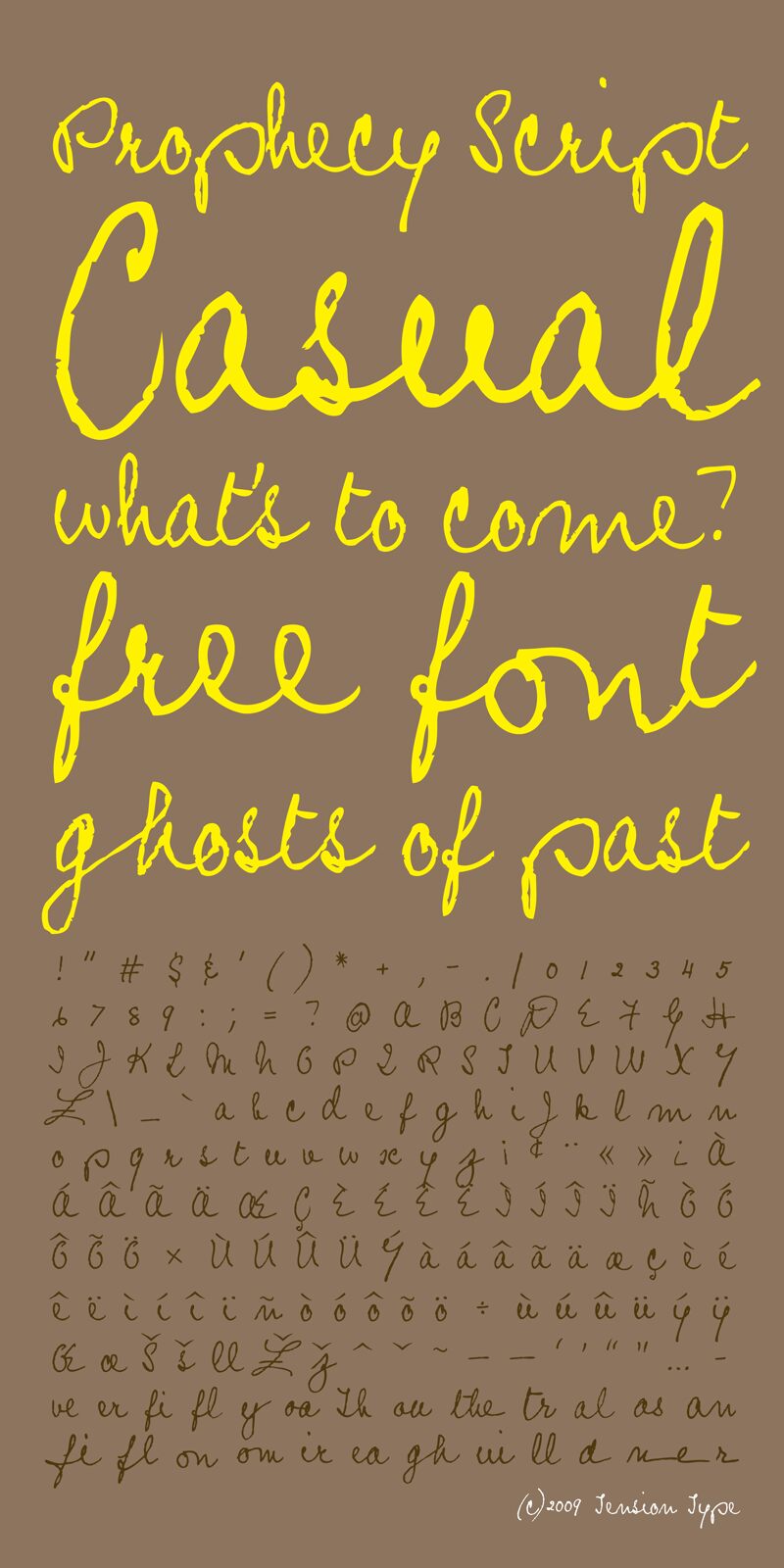Prophecy Script Czcionka