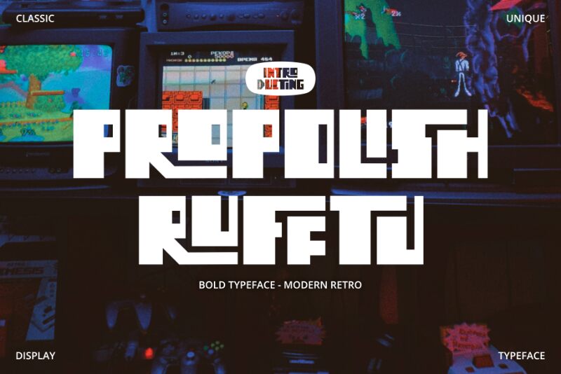 Propolish Rufftu 字体