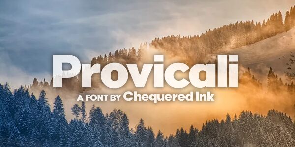Provicali Schriftart