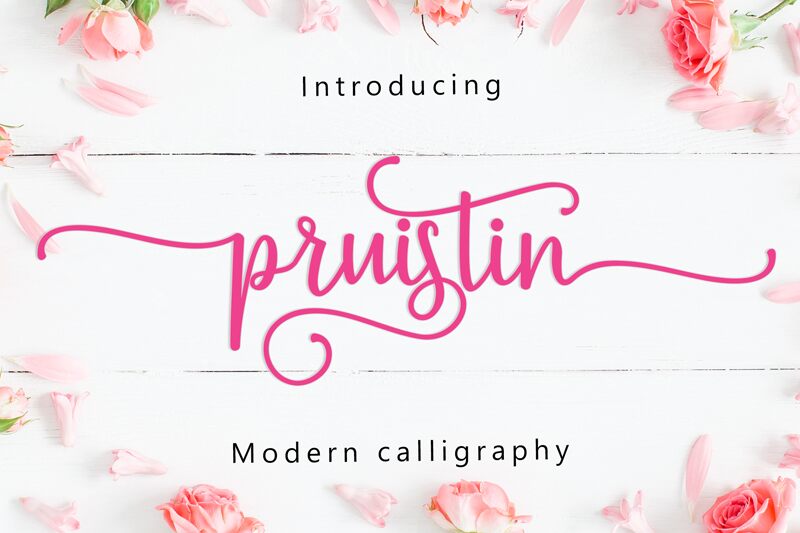 pruistin Druh písma