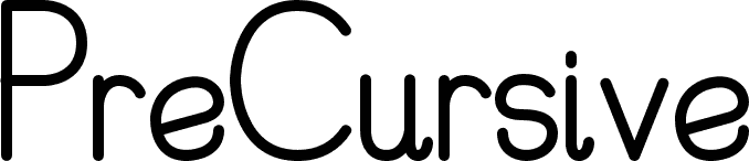 PreCursive_Regular font